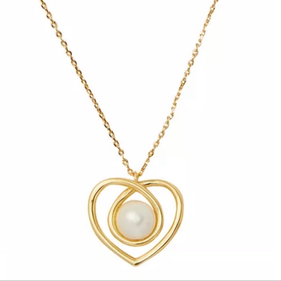 kate spade Jewelry - NWT ♠️ Kate Spade Pearl Heart Pendant Necklace